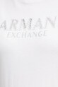Armani Exchange tricou din bumbac XW000387.AF10354 alb