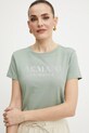 Armani Exchange tricou din bumbac verde XW000387.AF10354