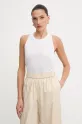 Одежда Топ с примесью льна Armani Exchange XW000390.AF12899 белый