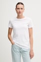 Bavlnené tričko Armani Exchange jednofarebný biela XW000831.AF10356.NOS