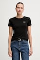 Armani Exchange t-shirt bawełniany bawełna czarny XW000831.AF10356.NOS