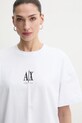 Хлопковая футболка Armani Exchange белый XW001182.AF15085.NOS