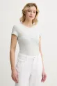 Armani Exchange t-shirt regular turkusowy 8NYT86.Y8C7Z