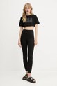 Хлопковая футболка Armani Exchange XW000546.AF10359 чёрный SS25