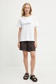 Liviana Conti tricou din bumbac L5SW76 alb ZS25