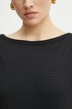 Liviana Conti t-shirt in cotone F5SW69 nero