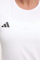 adidas Performance tricou de alergare Adizero IN1173 alb