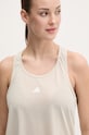 Топ для тренувань adidas Performance Train Essentials бежевий JC9521