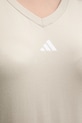 Μπλουζάκι προπόνησης adidas Performance Aeroready JC9563 μπεζ