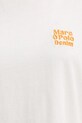 Bavlněné tričko Marc O'Polo 5000005916 bílá