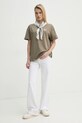 Marc O'Polo t-shirt in cotone 5000005916 verde SS25
