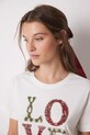 Бавовняна футболка women'secret MIX AND MATCH LOVE ACTUALLY 3278422 бежевий SS25
