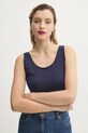 Marc O'Polo top semplice blu navy 502200150001