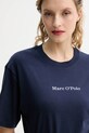 Marc O'Polo tricou din bumbac bleumarin 502201251033