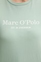 Хлопковая футболка Marc O'Polo 502229351055 зелёный