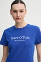Βαμβακερό μπλουζάκι Marc O'Polo μπλε 502229351055