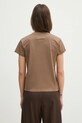 Odjeća Pamučna majica MM6 Maison Margiela S52GC0326 smeđa