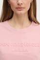 Бавовняна футболка Pepe Jeans LORETTA PL505994 рожевий