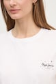 Pepe Jeans tricou din bumbac LORENA PL505998 alb