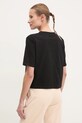 Odzież Guess t-shirt bawełniany RHINESTONE V5RI09.I3Z14 czarny