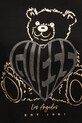 Guess t-shirt bawełniany RHINESTONE V5RI09.I3Z14 czarny