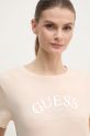 Guess t-shirt MARGOT beżowy V5RI16.J1314