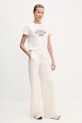Бавовняна футболка Guess MARTINA V5RI06.I3Z14 бежевий SS25