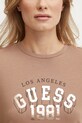 Guess tricou din bumbac MARTINA V5RI06.I3Z14 maro