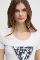 Guess tricou alb W5RI00.J1314