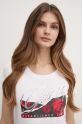 Odzież Guess t-shirt W5RI03.J1314 biały