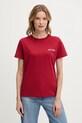 Guess t-shirt regular bordowy W5RI04.I3Z14