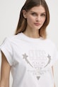 Guess tricou alb W5RI06.I3Z14