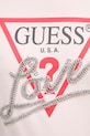 Guess tricou din bumbac roz W5RI10.I3Z14