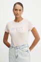 Футболка Guess regular розовый W5RI19.I3Z14