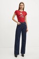 Guess tricou W5RI23.K49A1 rosu SS25