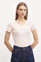 Tričko Guess růžová W5RI21.J1314