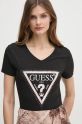 Футболка Guess хлопок чёрный W5RI21.J1314