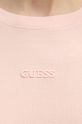 Guess t-shirt bawełniany GELSEY V5RI14.KCOI1 różowy