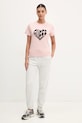 Guess t-shirt JULIA V5RI08.J1314 pomarańczowy SS25