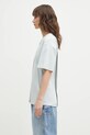 MM6 Maison Margiela tricou din bumbac S52GC0328 turcoaz SS25