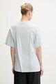 Oblečení Bavlněné tričko MM6 Maison Margiela S52GC0328 tyrkysová
