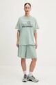 MM6 Maison Margiela t-shirt S52GC0345 turchese SS25