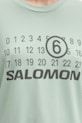Tričko MM6 Maison Margiela x Salomon tyrkysová S52GC0345