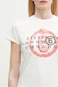 MM6 Maison Margiela t-shirt bawełniany biały S62GD0196