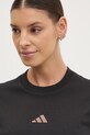 Памучна тениска adidas Essentials Animal черен JM5868