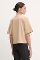 Одяг Бавовняна футболка adidas Essentials Animal JM1745 бежевий
