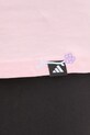 adidas t-shirt bawełniany W L MINI TEE JN8262 różowy