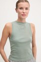 Guess top din bumbac GELSEY verde V5RP14.KCOI1