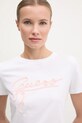 Guess t-shirt bawełniany MISTY biały V5RI15.I3Z14