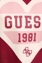Хлопковая футболка Guess MONICA V5RI01.I3Z14 бордо